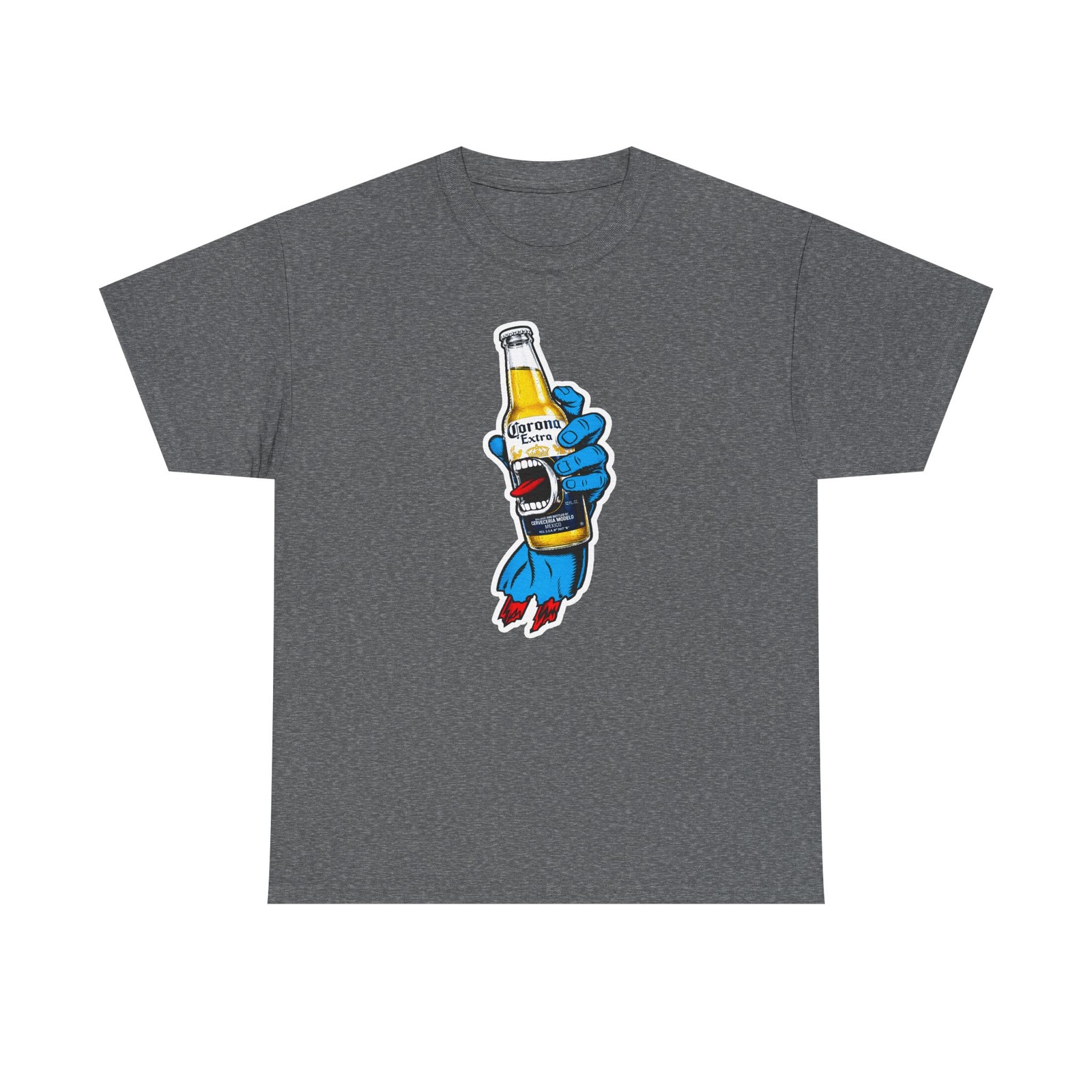 Santa Cruz Style-Inspired Screaming Hand Can Graphic T-Shirt Skateboard Tee