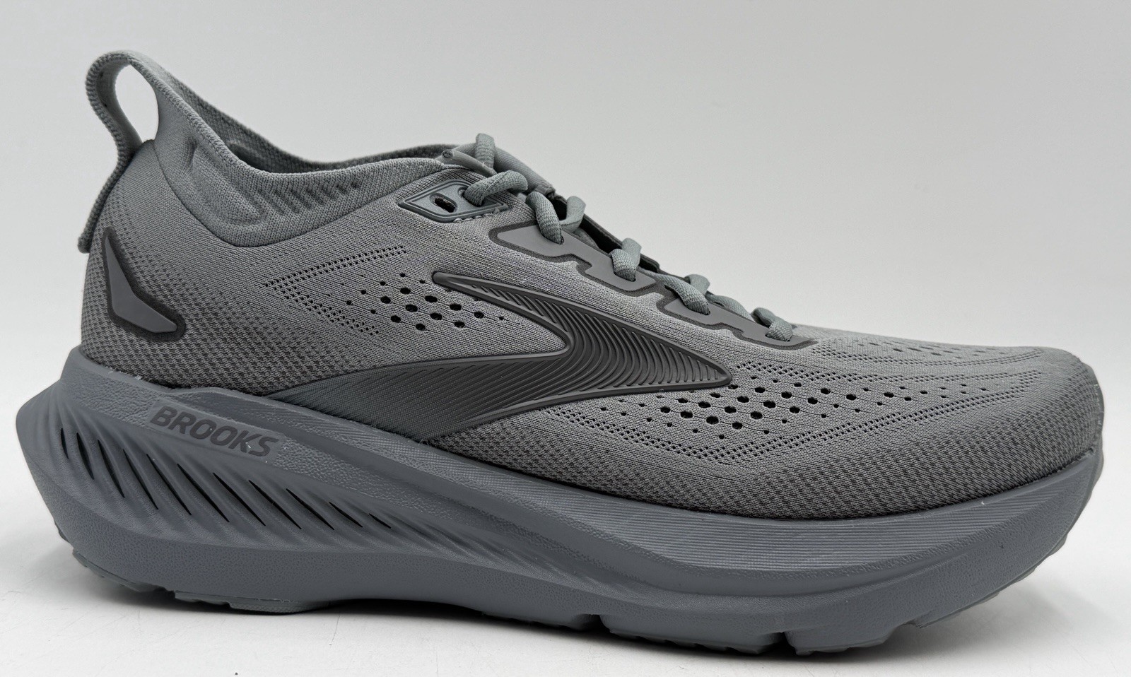 NEW BROOKS SZ 12 M GLYCERIN 23 RUN & WALK cushion shoes men’s Grey Pearl Black