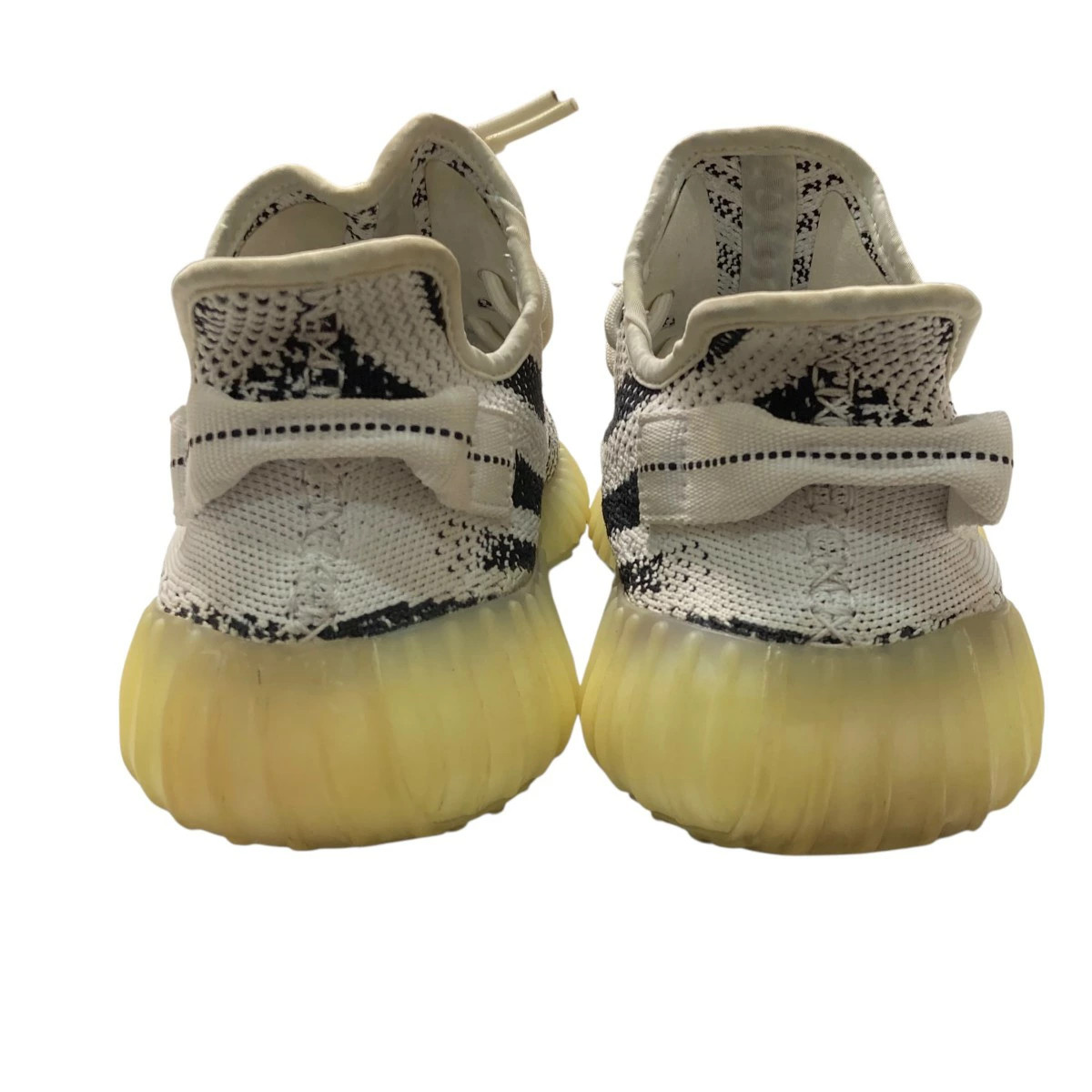 adidas Yeezy Boost 350 V2 Zebra Sneakers White 10.6-inch Used