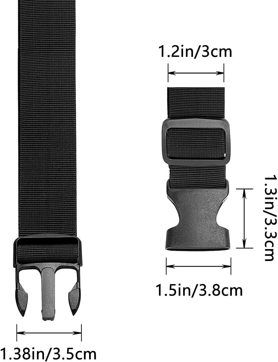 Fanny Pack [Belt] [Extender] Adjustable Elastic [Strap], Waist Bag Shoulder […