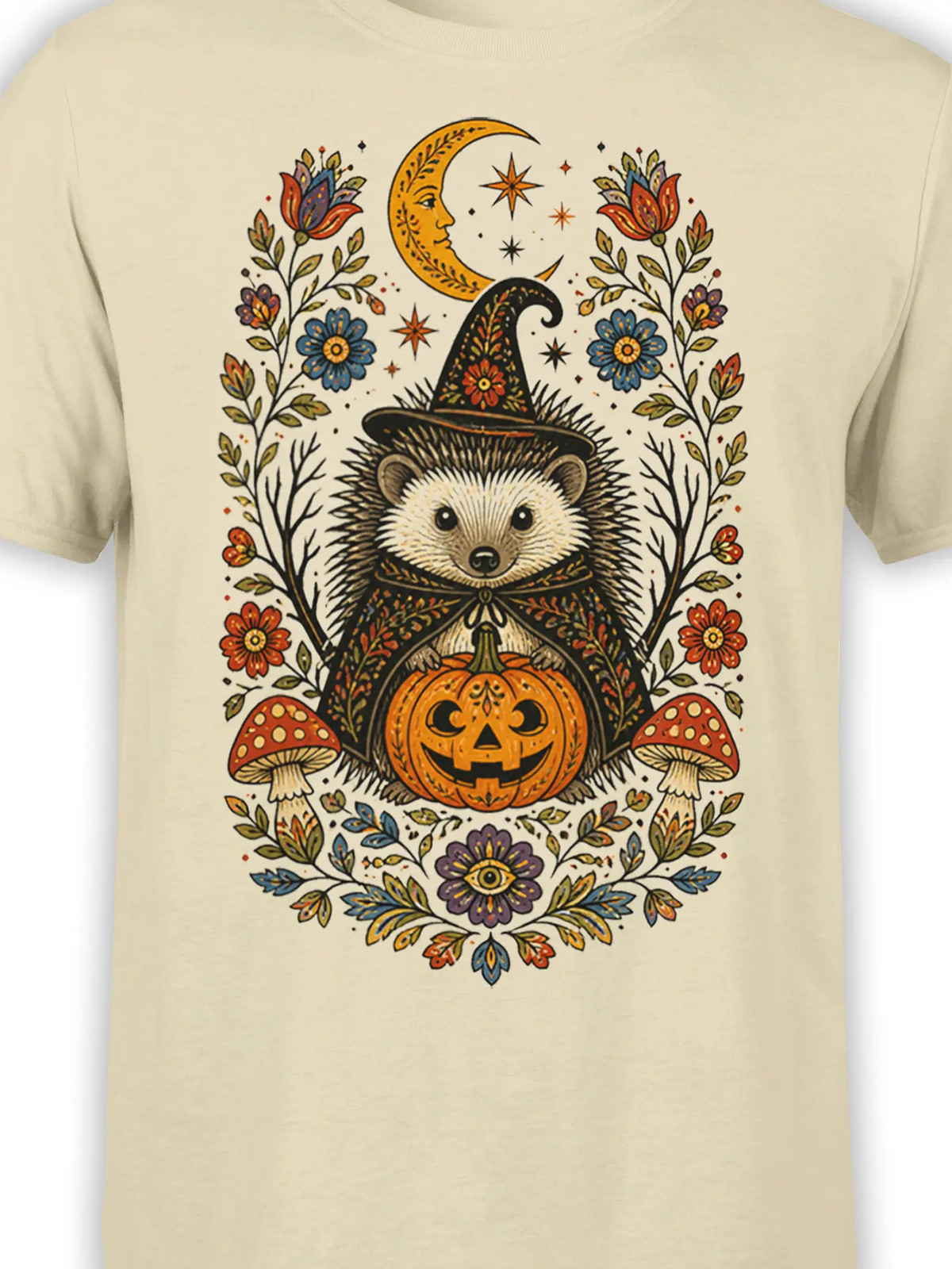 Moonlit Hedgehog Fantasy T-Shirt | Unisex