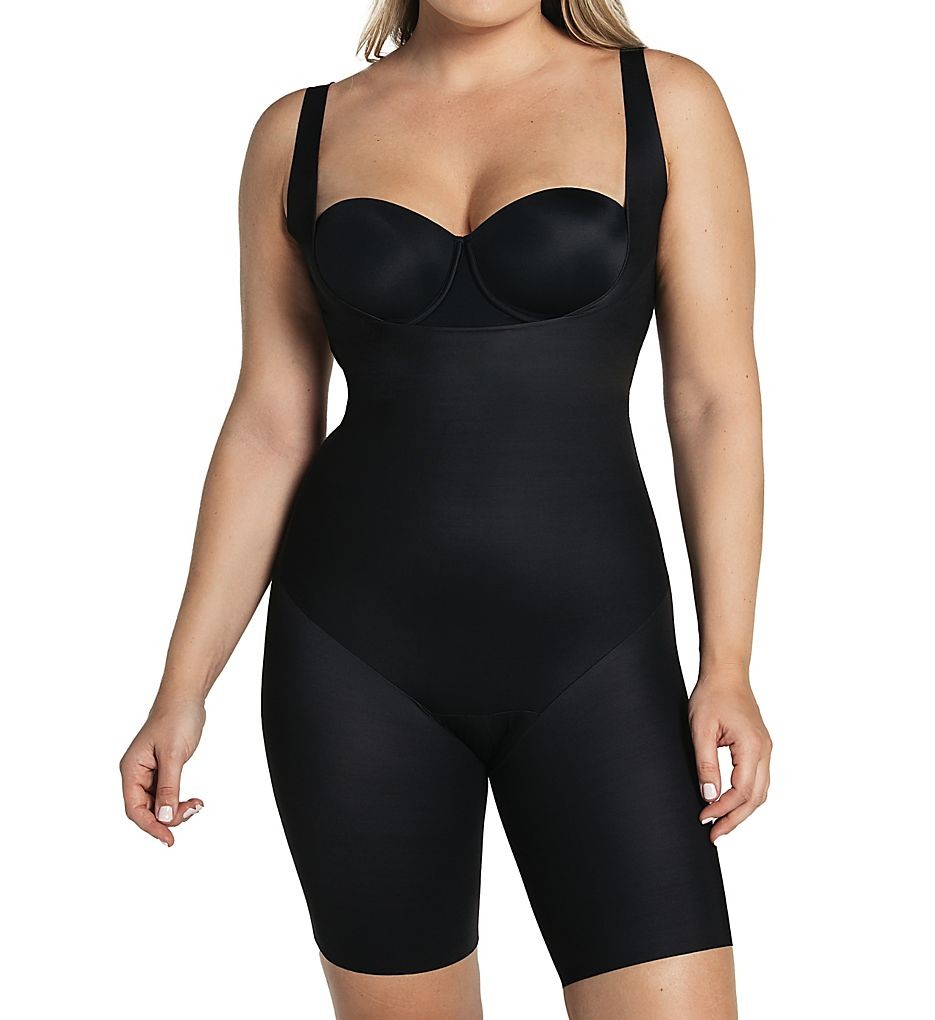 NWOT Leonisa Women’s S Undetectable Step-In Mid-Thigh Body Shaper 18483 Black