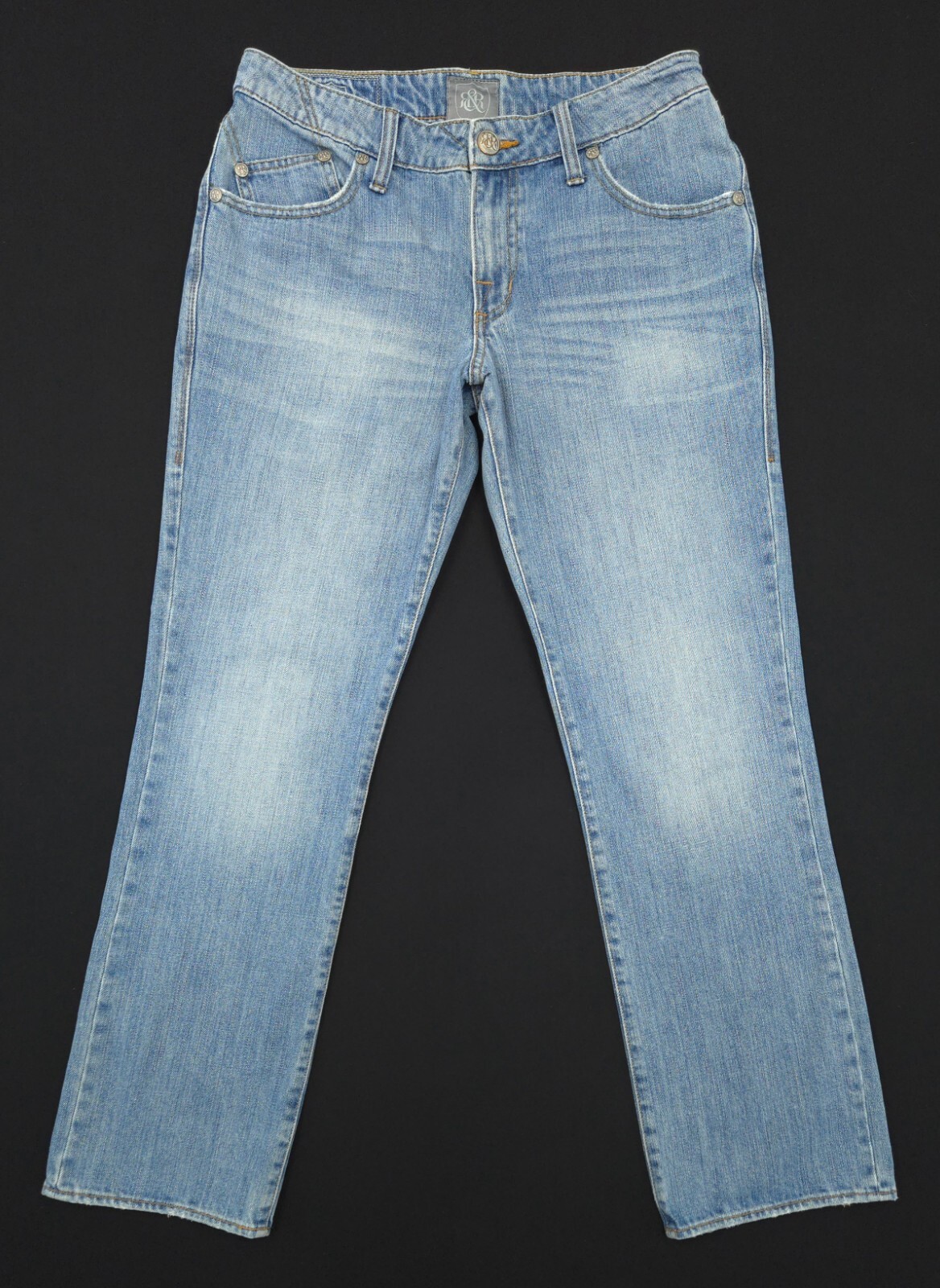 Rock & Republic Men’s 30 x 29 Neil Blue Denim Jeans Flap Pockets