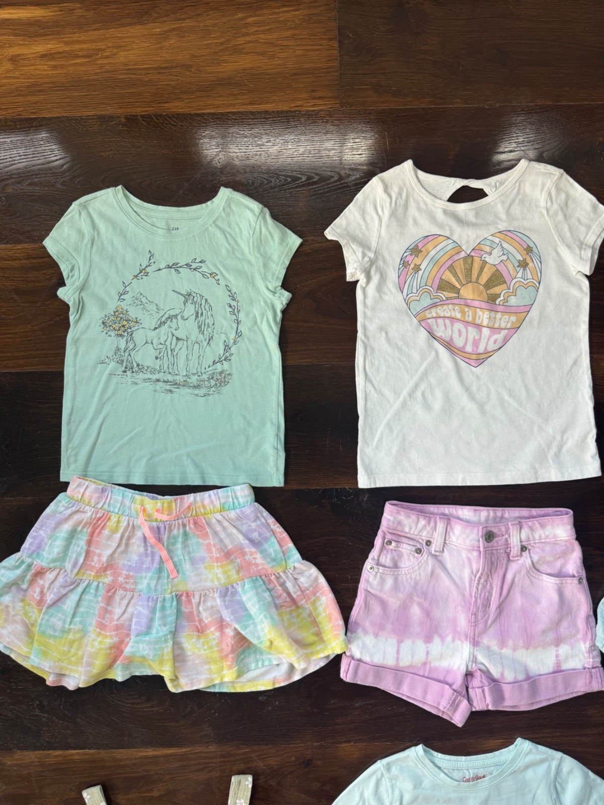 37 Piece Girls Size 7/8 (M) Gap, Crewcuts & Carters Summer Clothes Lot
