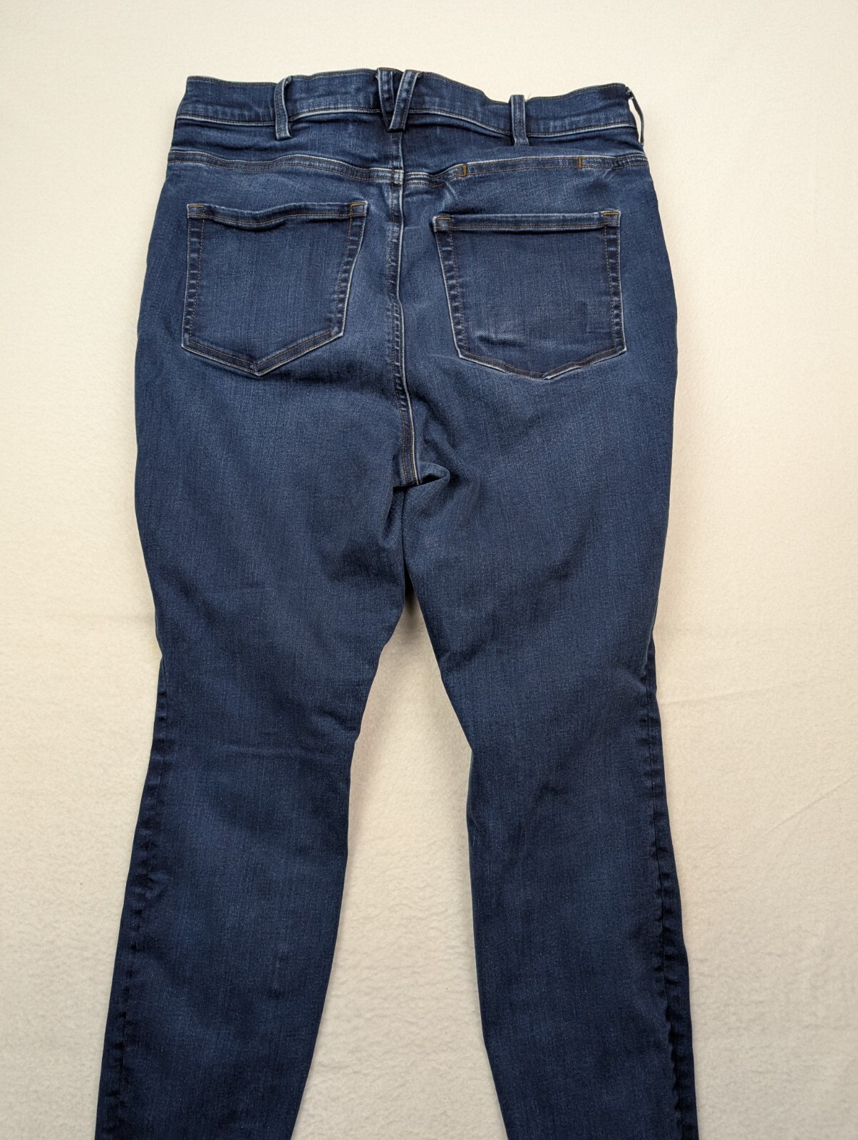 Duluth Trading Jeans Women’s 12 reg High Rise Stretch Denim skinny 30×28 dark