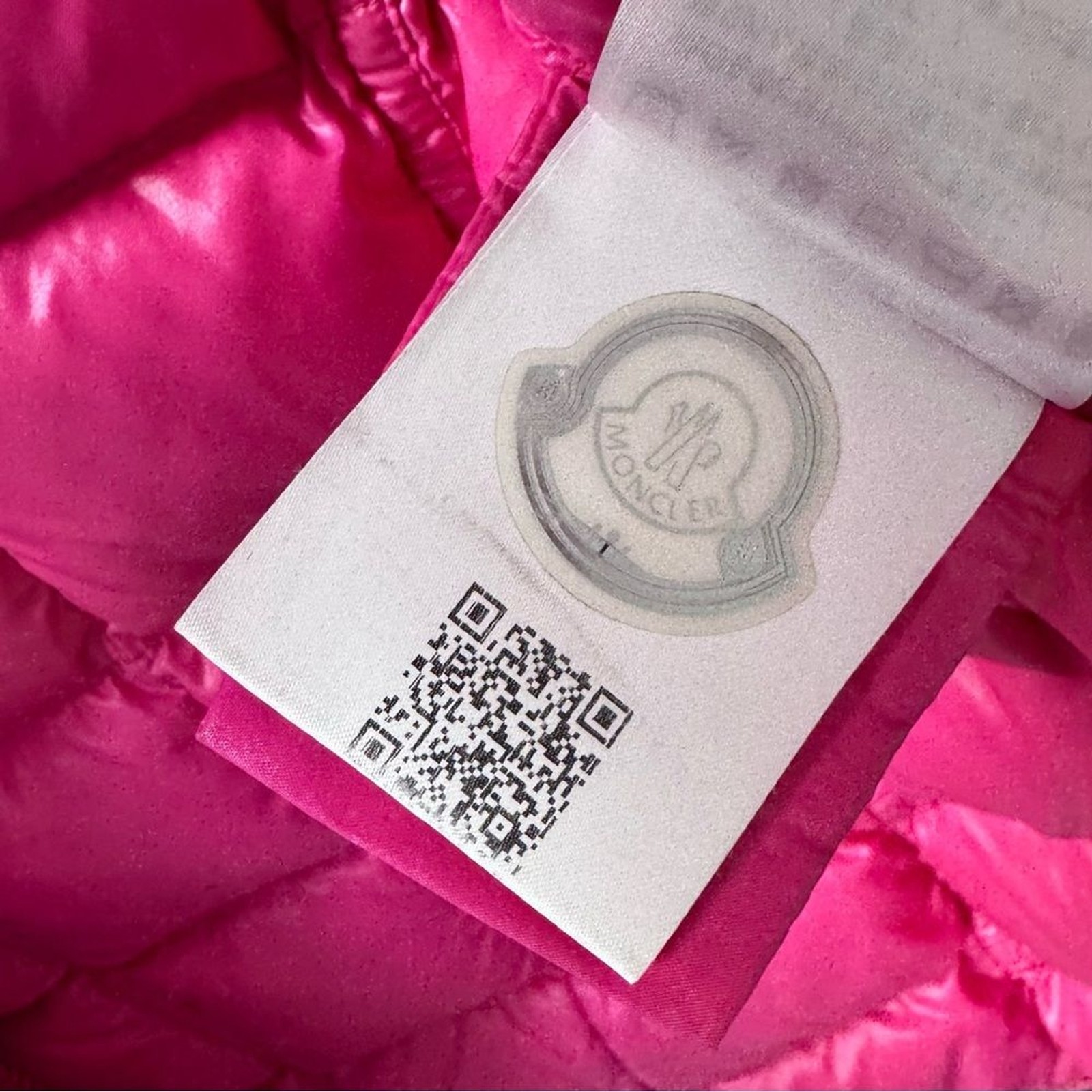 Moncler Kids Armoise Giubotto Down Winter Coat Designer Jacket Hot Pink 14