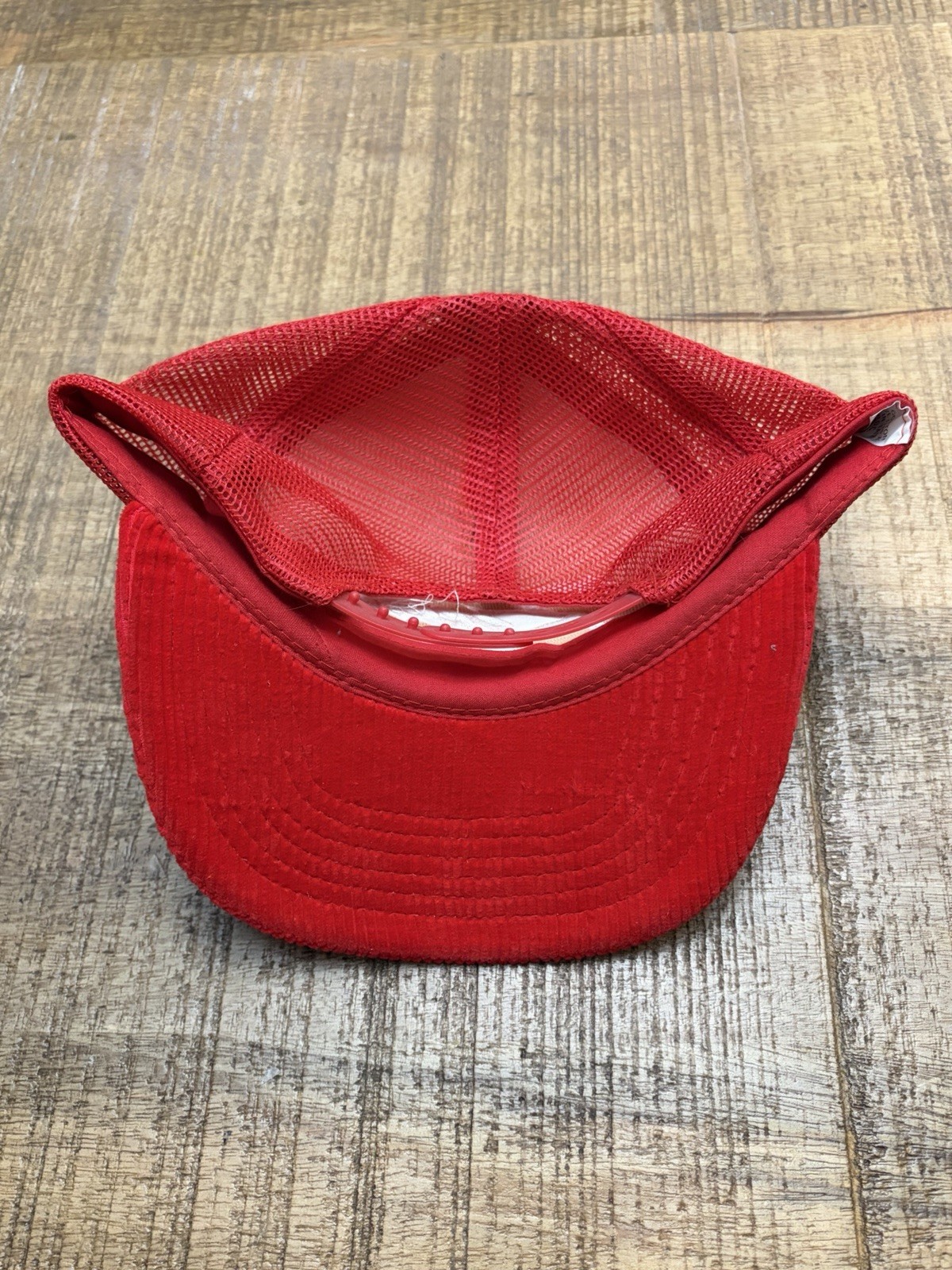 Vintage Red Knox Lumber Trucker Hat One Size Adjustable Mesh Back Unisex