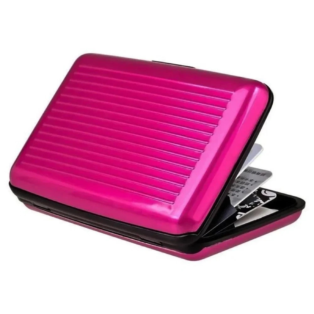 Aluminum RFID Blocking Credit Card Holder for Men & Women Stylish Travel Wallet
