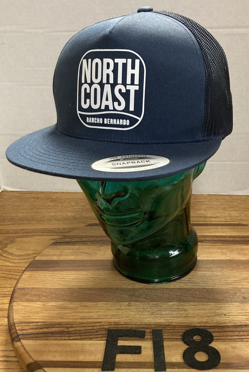 NWOT NORTH COAST RANCHO BERNARDO CALIFORNIA HAT BLUE SNAPBACK NEVER WORN!! F18