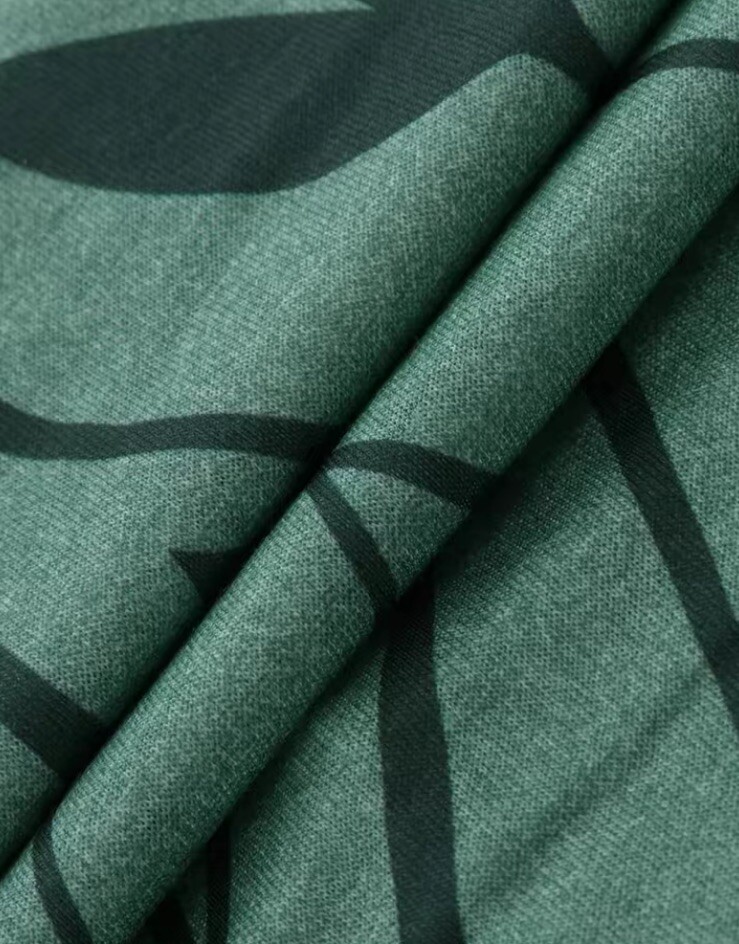 Plus Size 26 5x Green Leaves Loose Blouse- True To Size – Light Sweater Feel