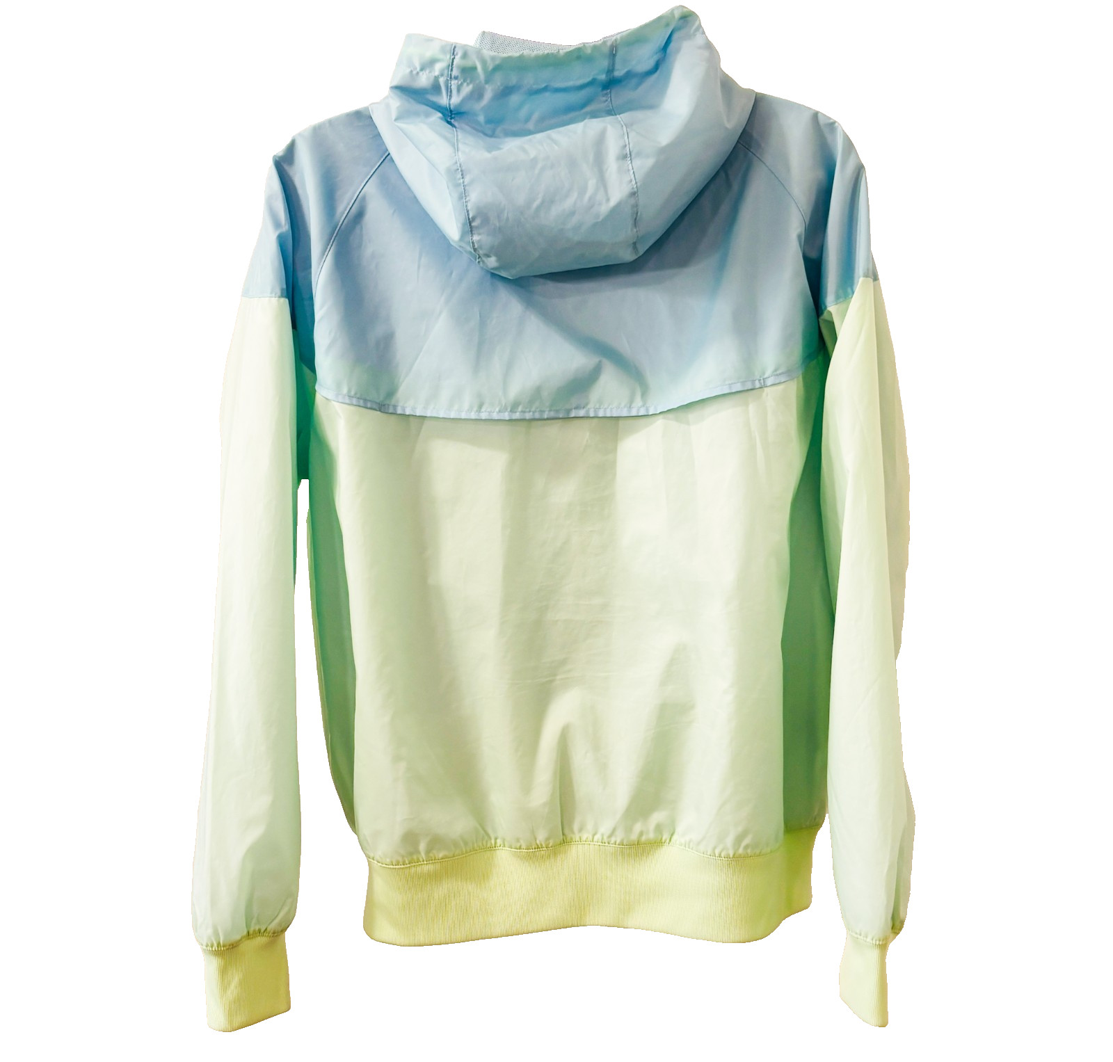 Nike Windrunner Hooded Jacket Men’s Medium Mint Foam/Blue Chill Polyester