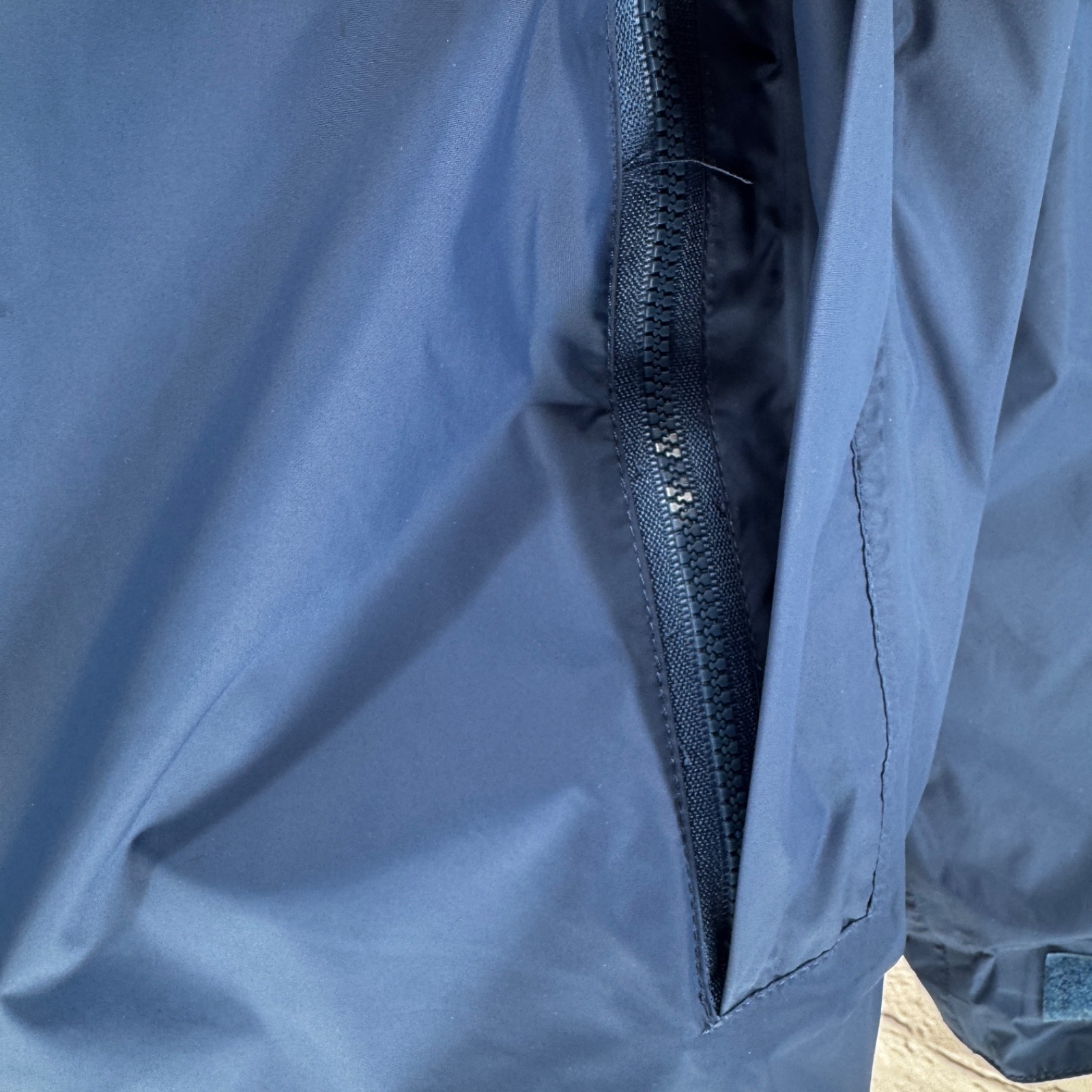 Stormtech Jacket Men’s L Blue Removable Sleeves Waterproof Breathable Full Zip