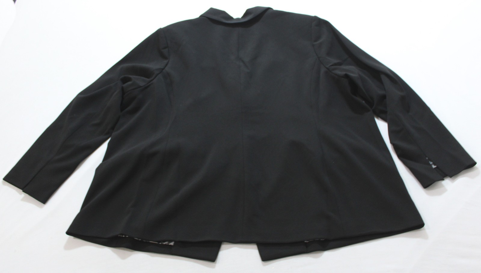 Dennis Basso Women’s Plus L/S Regular Luxe Crepe Blazer EH6 Black Size 3X