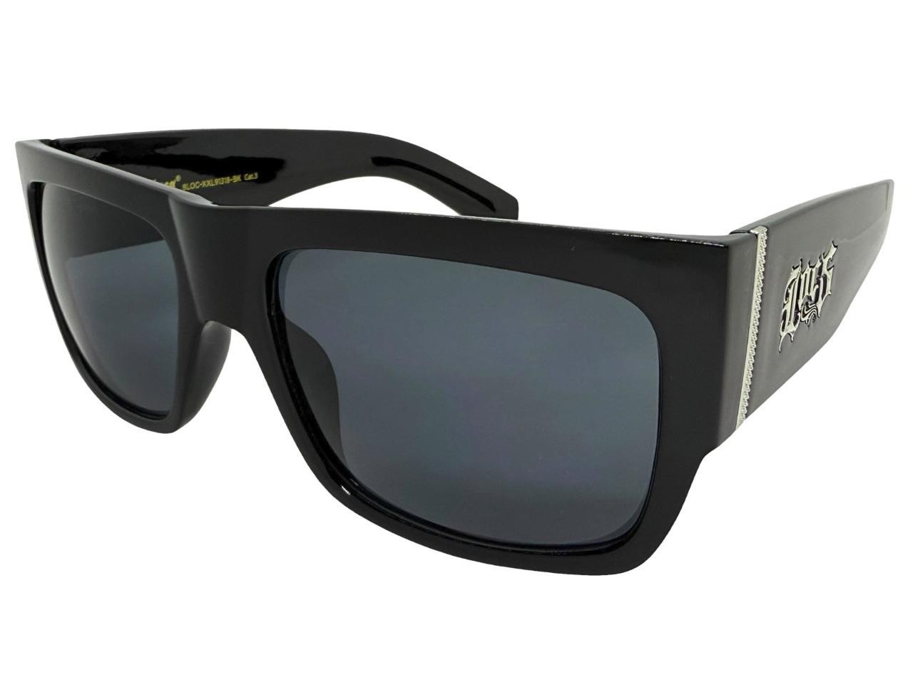 Biker Hardcore Gangster Hip Hop LOCS SUNGLASSES XXL Frame For Big Wide Fat Heads