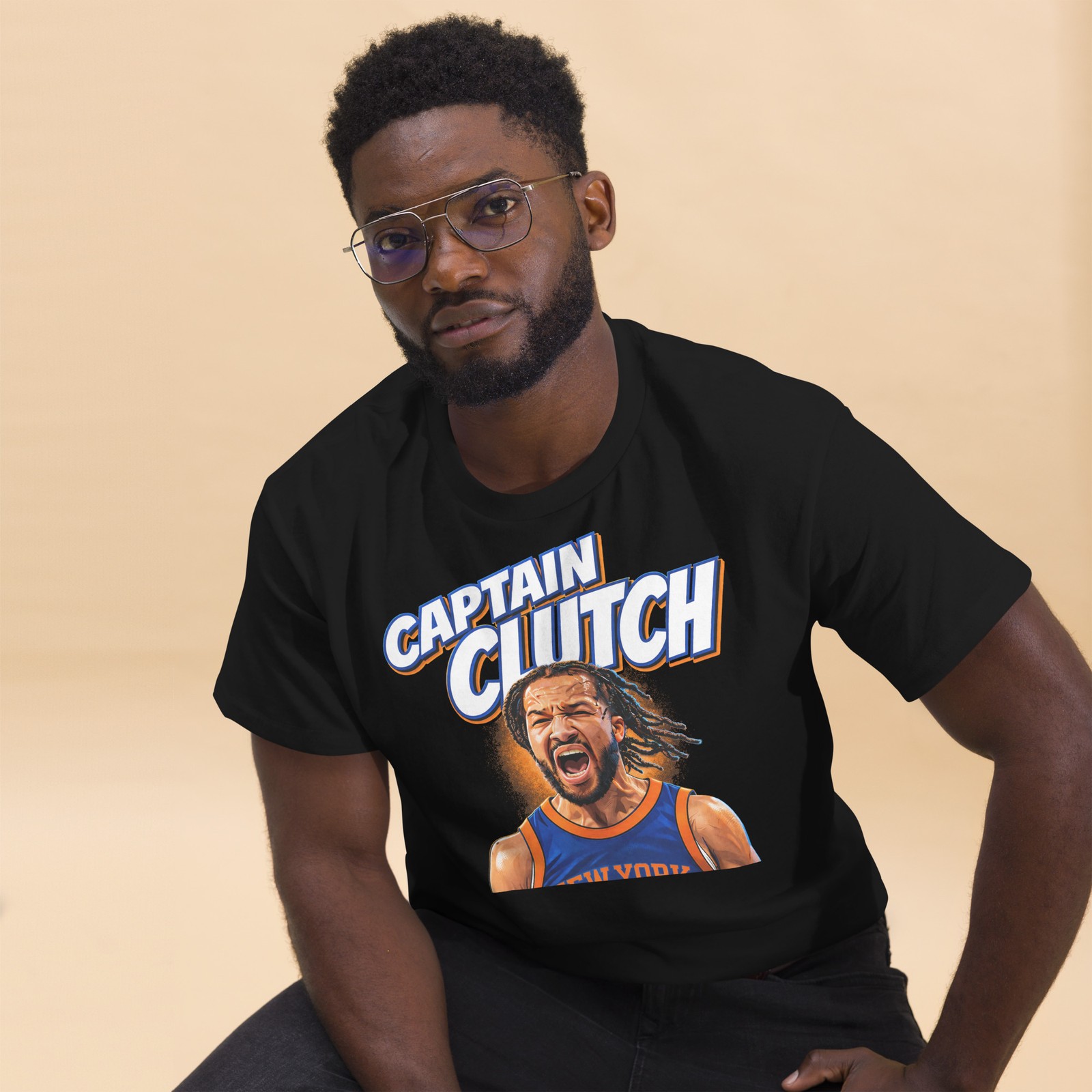 Brunson Shirt Captain Clutch New York Basketball Tee Playoffs Gear