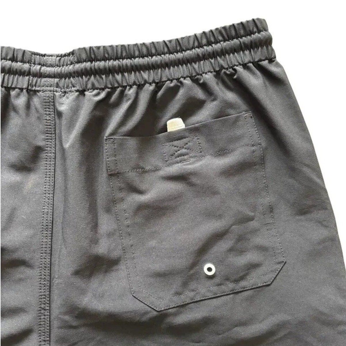 NEW TODD SNYDER Solid Weekend 5″ Swim Shorts in Pitch Black MEN’S SMALL