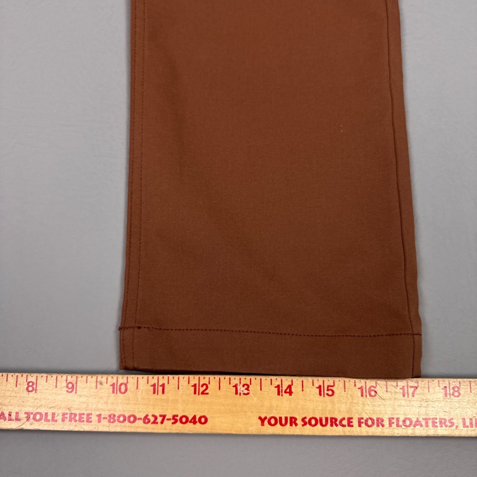 Proof Pants Mens 32×32 Rust Rover Commute Office Work Golf Driving Range Brown