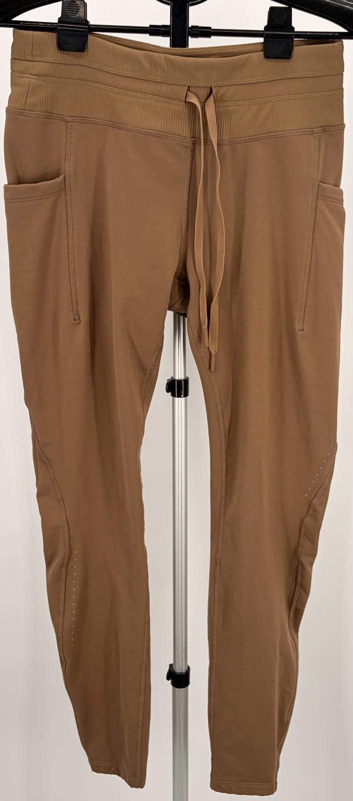 Modern Baleaf Brown Stretch Activewear Leggings Pockets Large