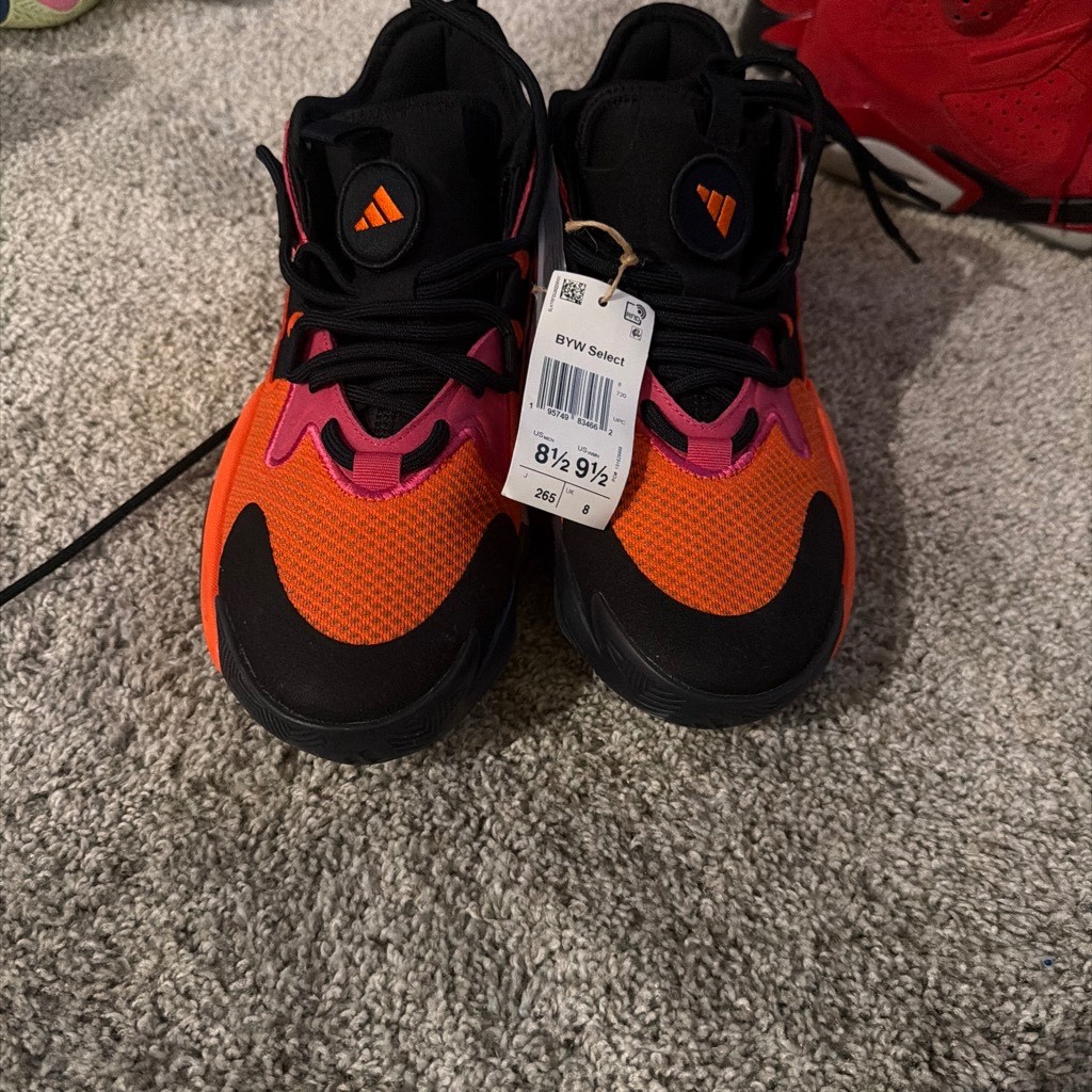 Size 8.5 adidas BYW Select Black