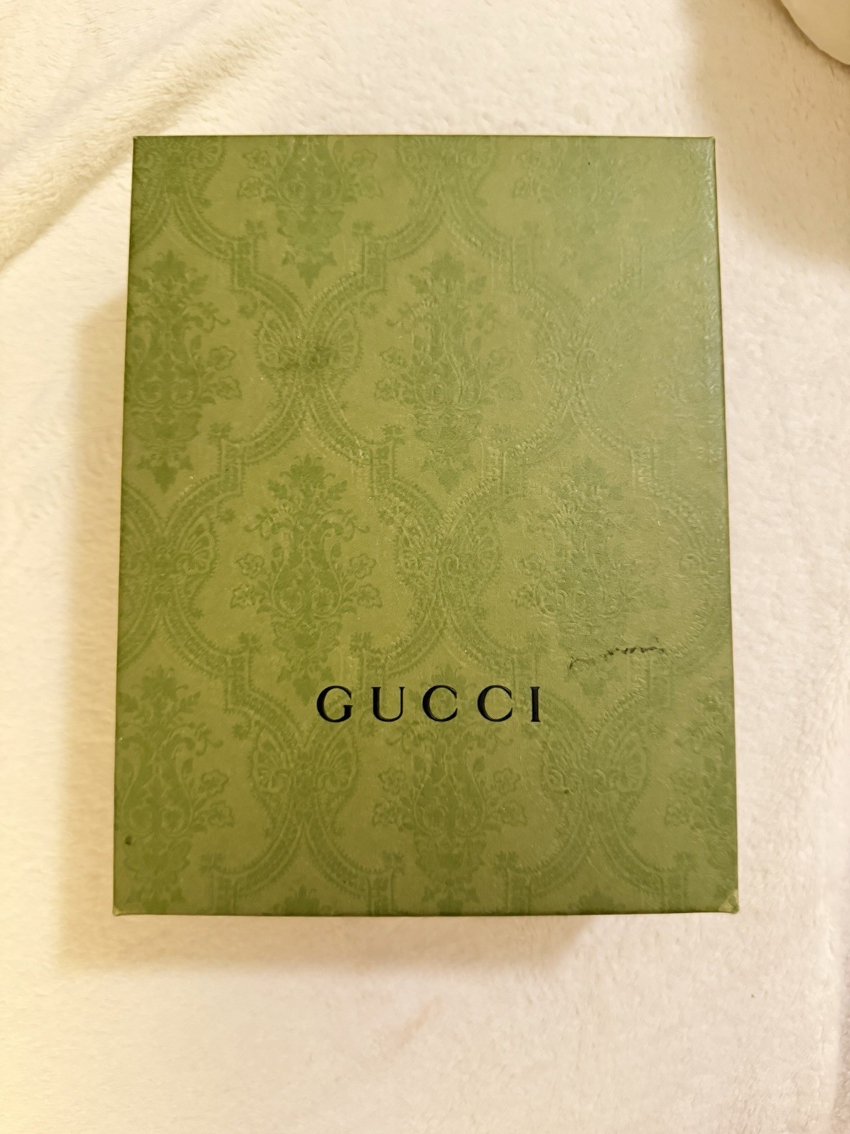 Gucci GG Monogram Wallet on Chain Shoulder Bag Snap Closure Beige Brown