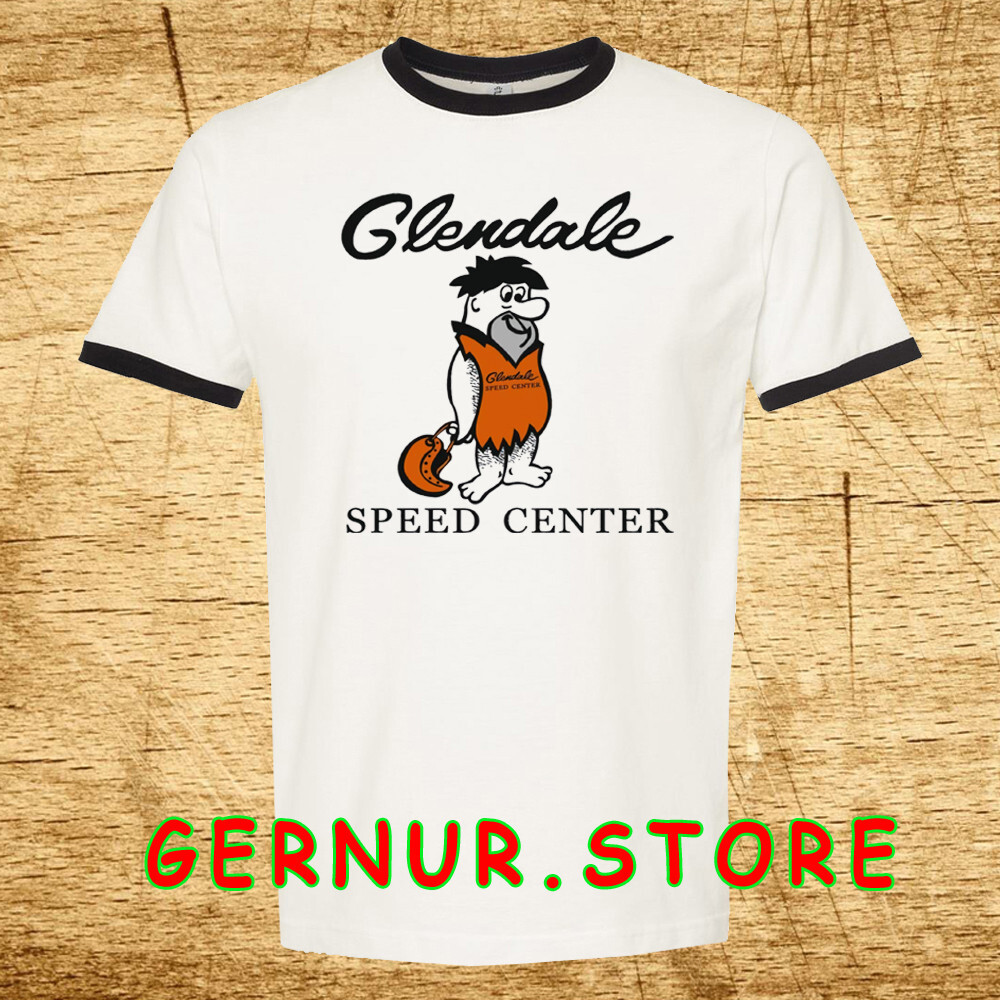 Glendale Speed Center Men’s Ringer Black Size S-3XL