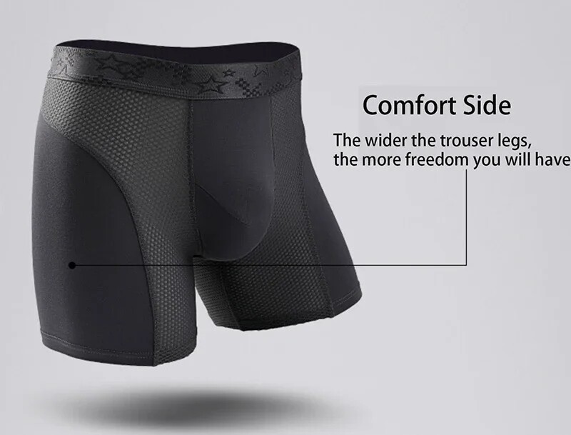 Men’s Boxer Shorts Underwear Underpants Seamless Compression Stretch Knickers US