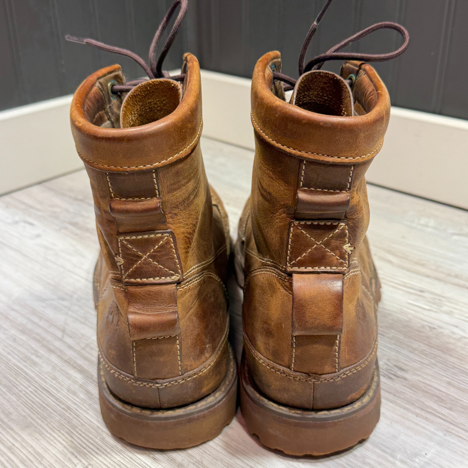Rugged Timberland Earthkeepers 15551 Original 6″ Leather Chukka Boots Brown 11M