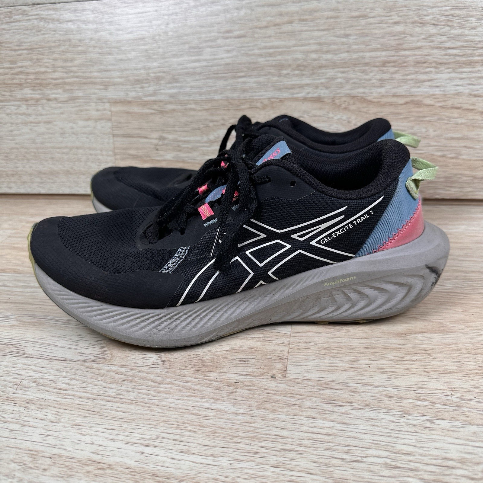 Asics Gel-Excite Trail 2 Womens Size 10 Gray Pink Trail Running Shoes Sneakers