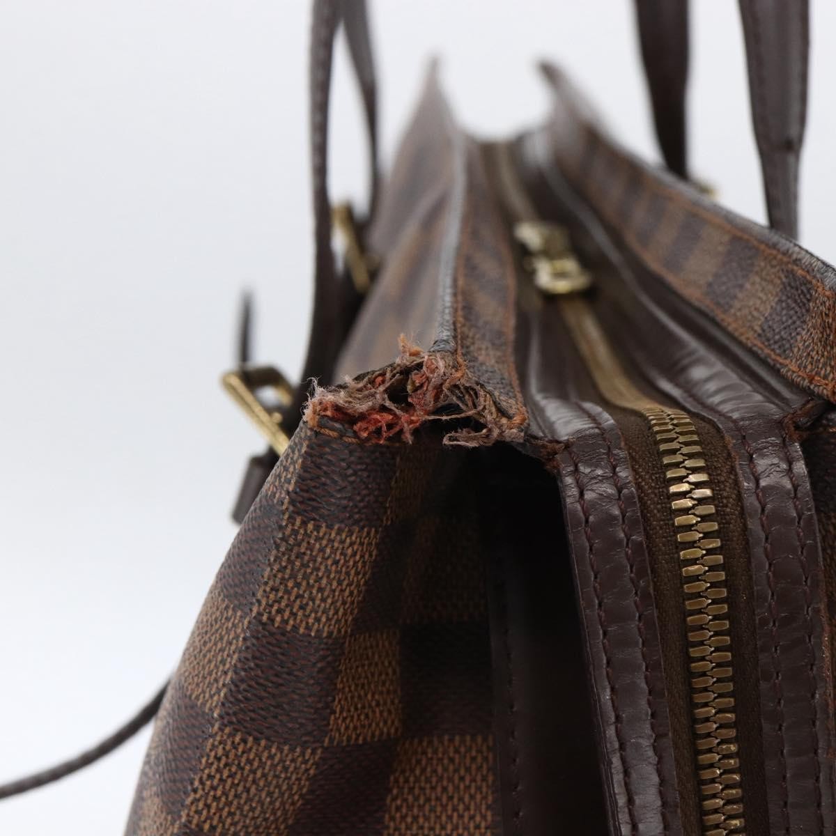 LOUIS VUITTON Damier Ebene Chelsea Tote Bag N51119 LV Auth ka2815