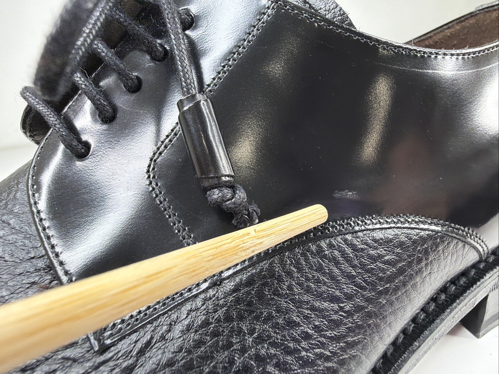 Mezlan Soka Lace-Up Oxford Black Leather Dress Shoes Cap Toe Men’s US M 13