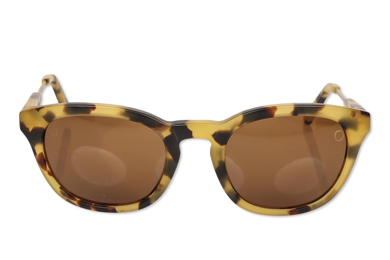 Electric Visual Txoko Granite Yellow Brown Lenses Sunglasses 50-22-145