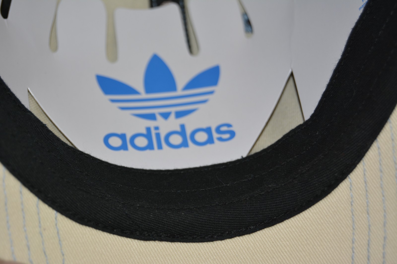 Adidas Denim Hat Strap Back Stone Washed Blue Three Stripe Clothing