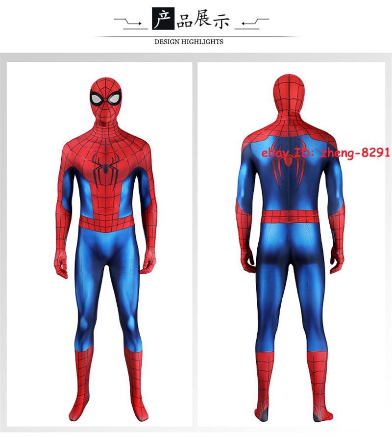 Spider-Man: Brand New Day Halloween Jumpsuit Suit Cosplay Peter Parker Bodysuit