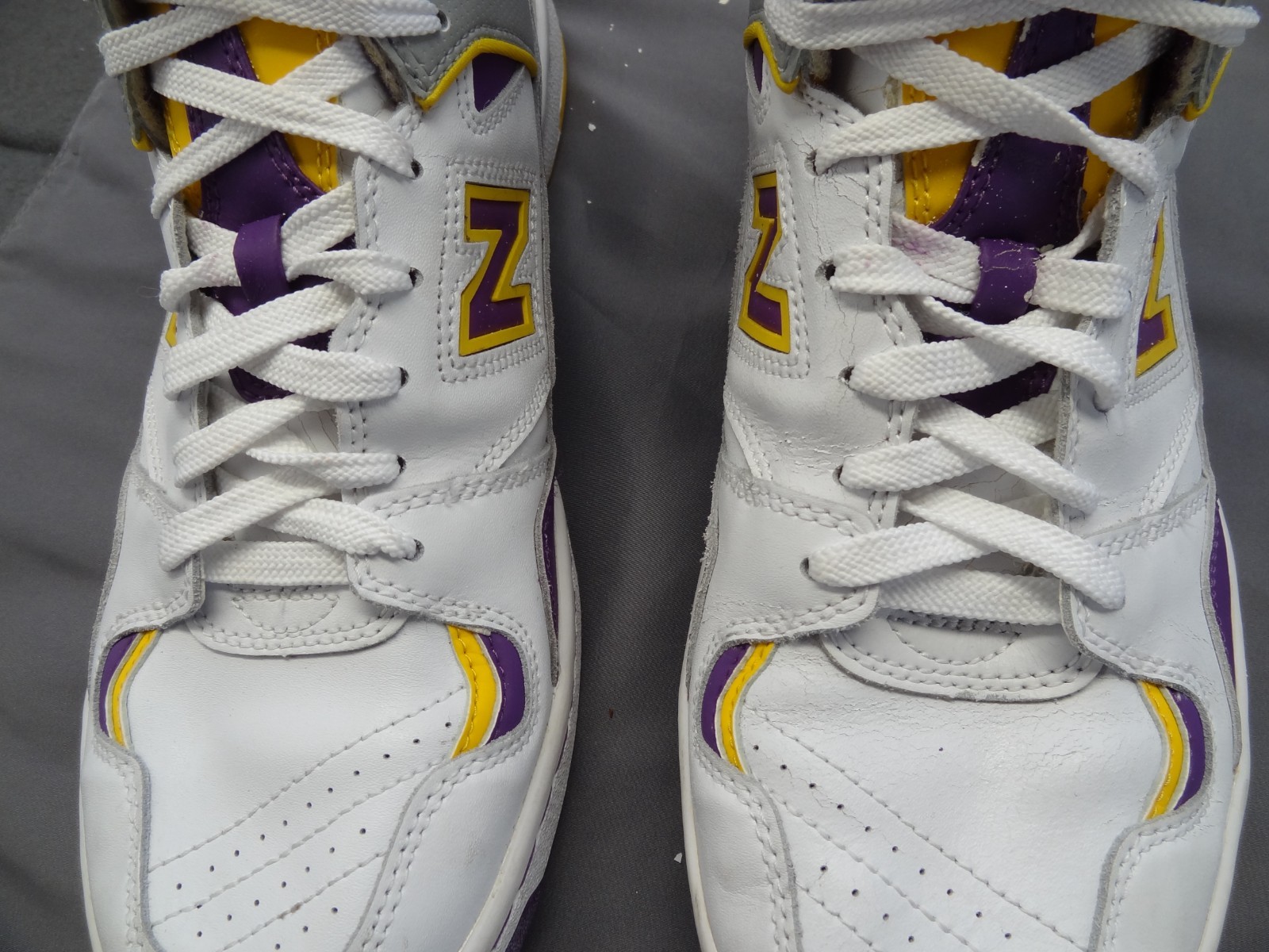 DISPLAY ONLY New Balance 11.5 Lakers James Worthy Basketball VTG 80s 800 BB800PY
