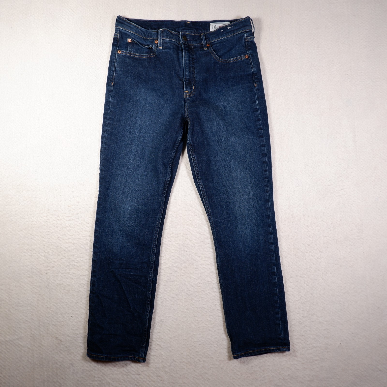 Gap Women’s Blue Jeans Vintage Slim High Rise 12 Dark Wash