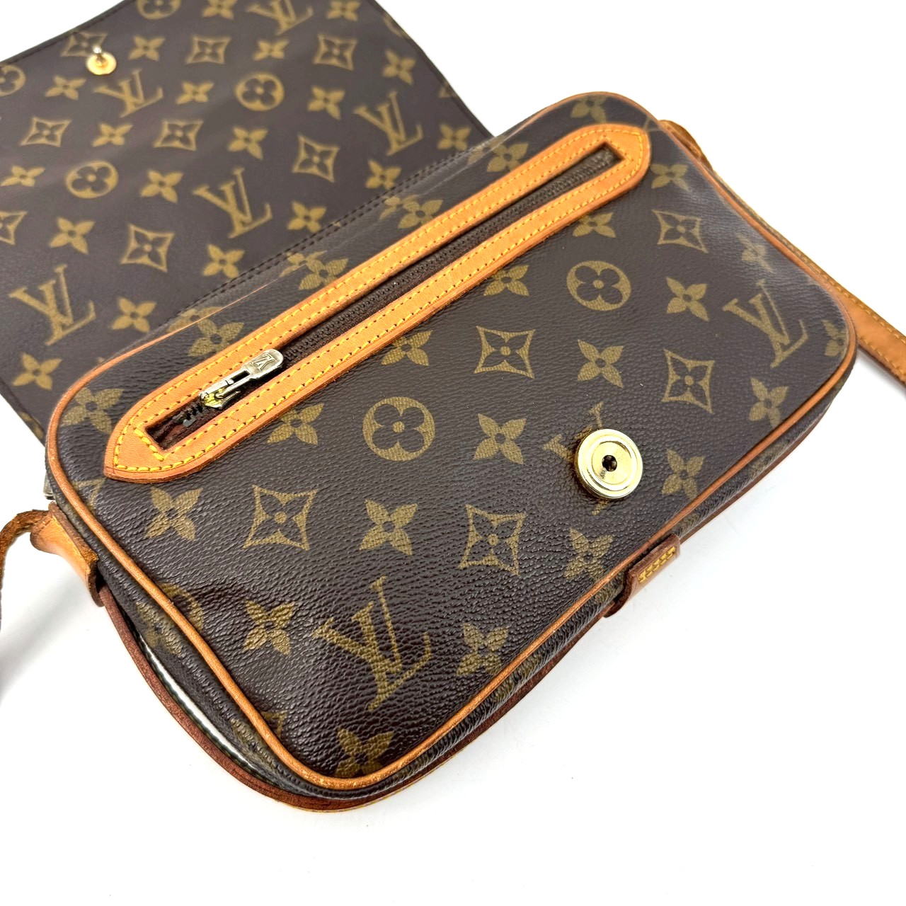 Louis Vuitton Saint Germain shoulder bag Leather Monogram LV Authentic