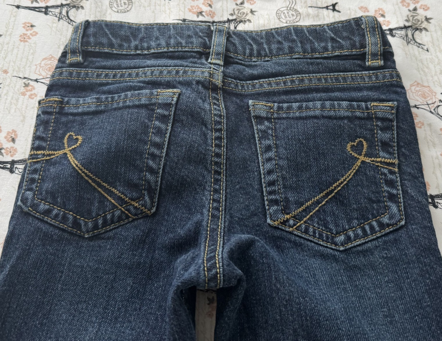 Original Brand Girls Skinny Jeans Stretch Size 6 Denim Pants Blue Adjustable
