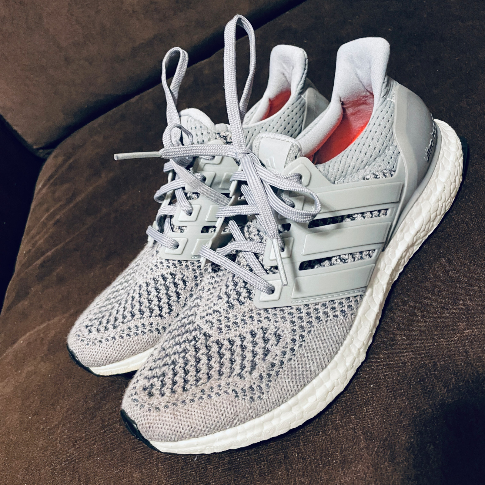 adidas Ultra Boost Version 1.0 OG Wool Grey (W) Size 8.5 US, 40 2/3 EUR, S77515