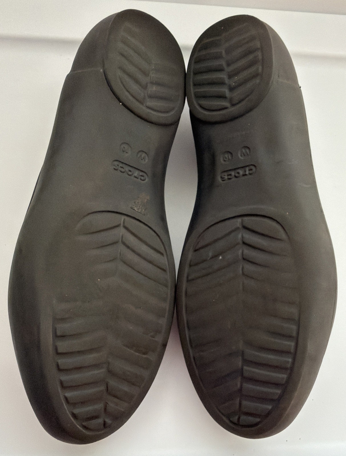 Crocs Kadee Ballet Flats Slip On Black Shoes Women Size 10