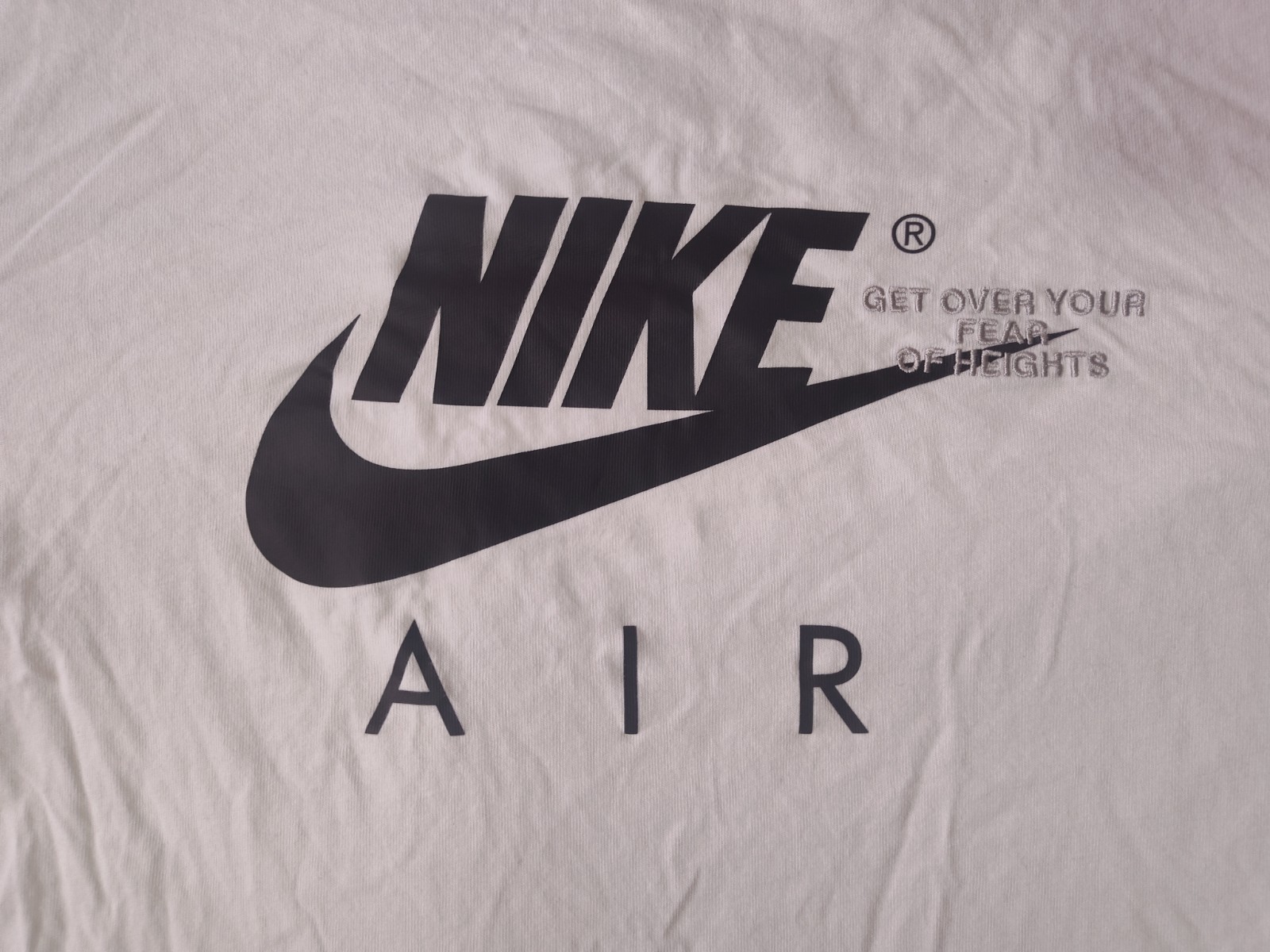 Nike Men’s T-Shirt Athletic Logo Swoosh Printed Active Short Sleeve Tee L