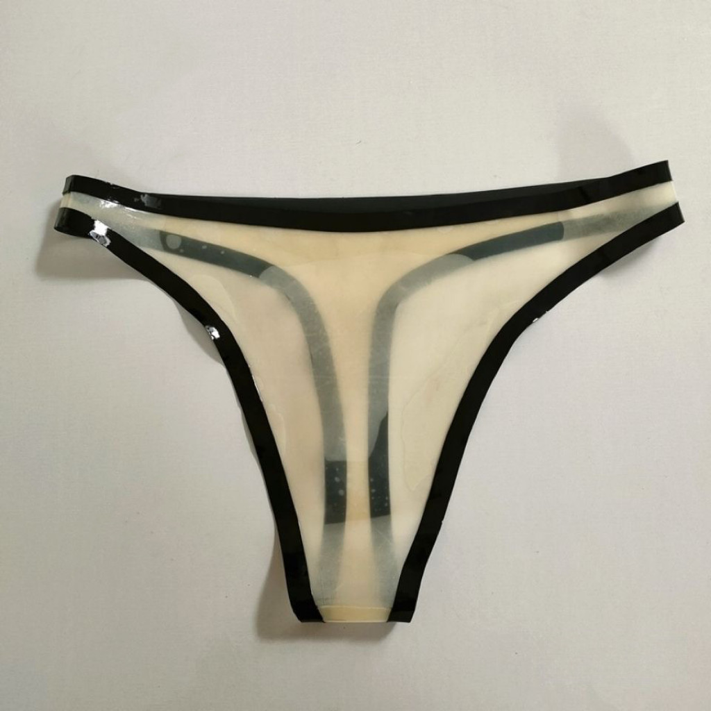 Latex Rubber Womens Thong G-string Knickers Bikini Briefs Panties Fetish BDSM