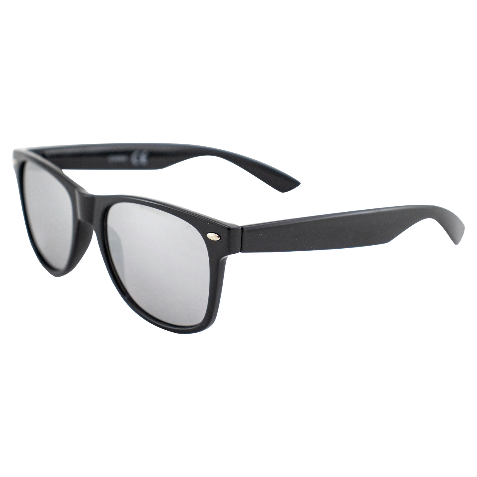 AlterImage Jive Sports Retro Sunglasses for Men or Women Black Frame w/Silver