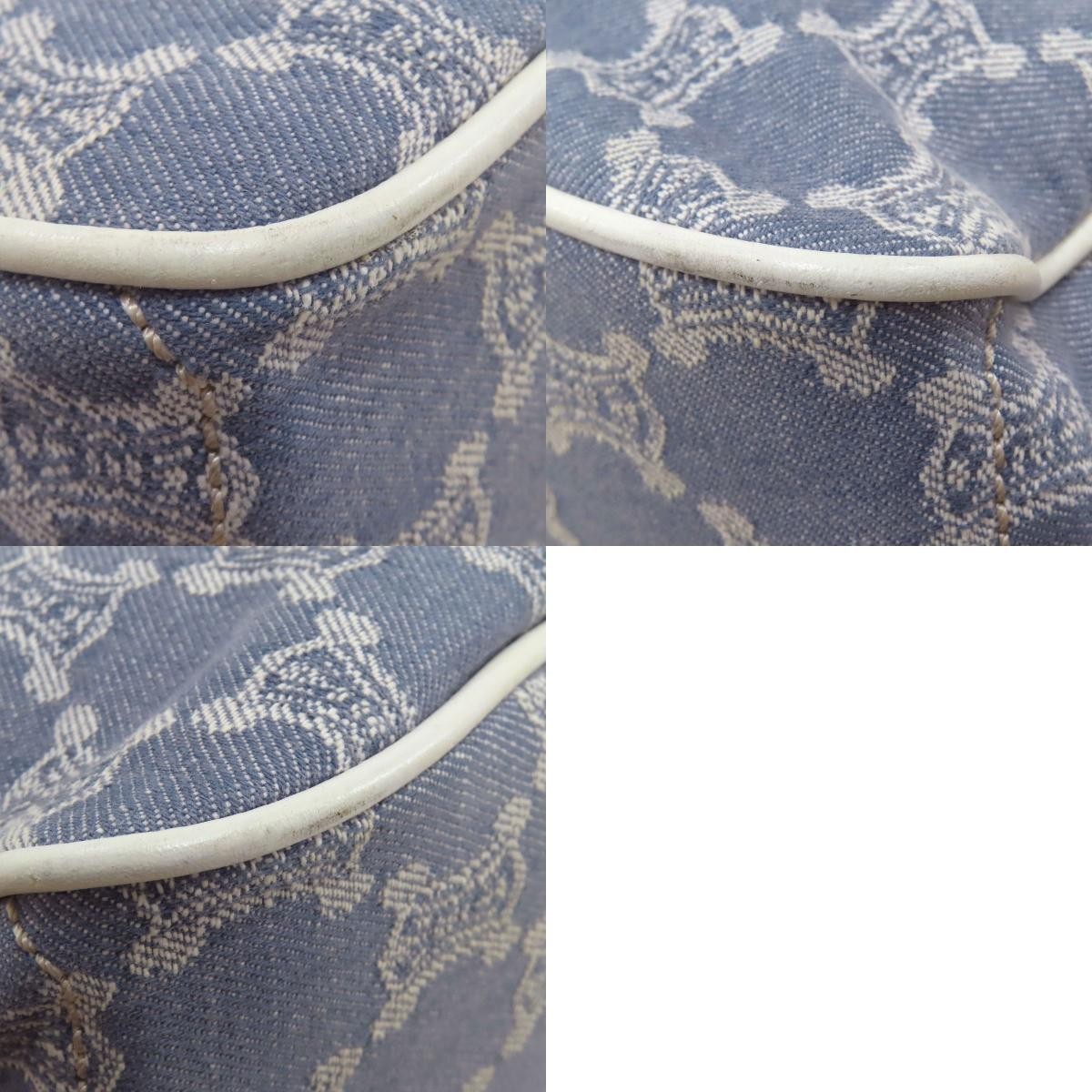 CELINE Boogie bag Handbag Denim Leather Ladies [Used]