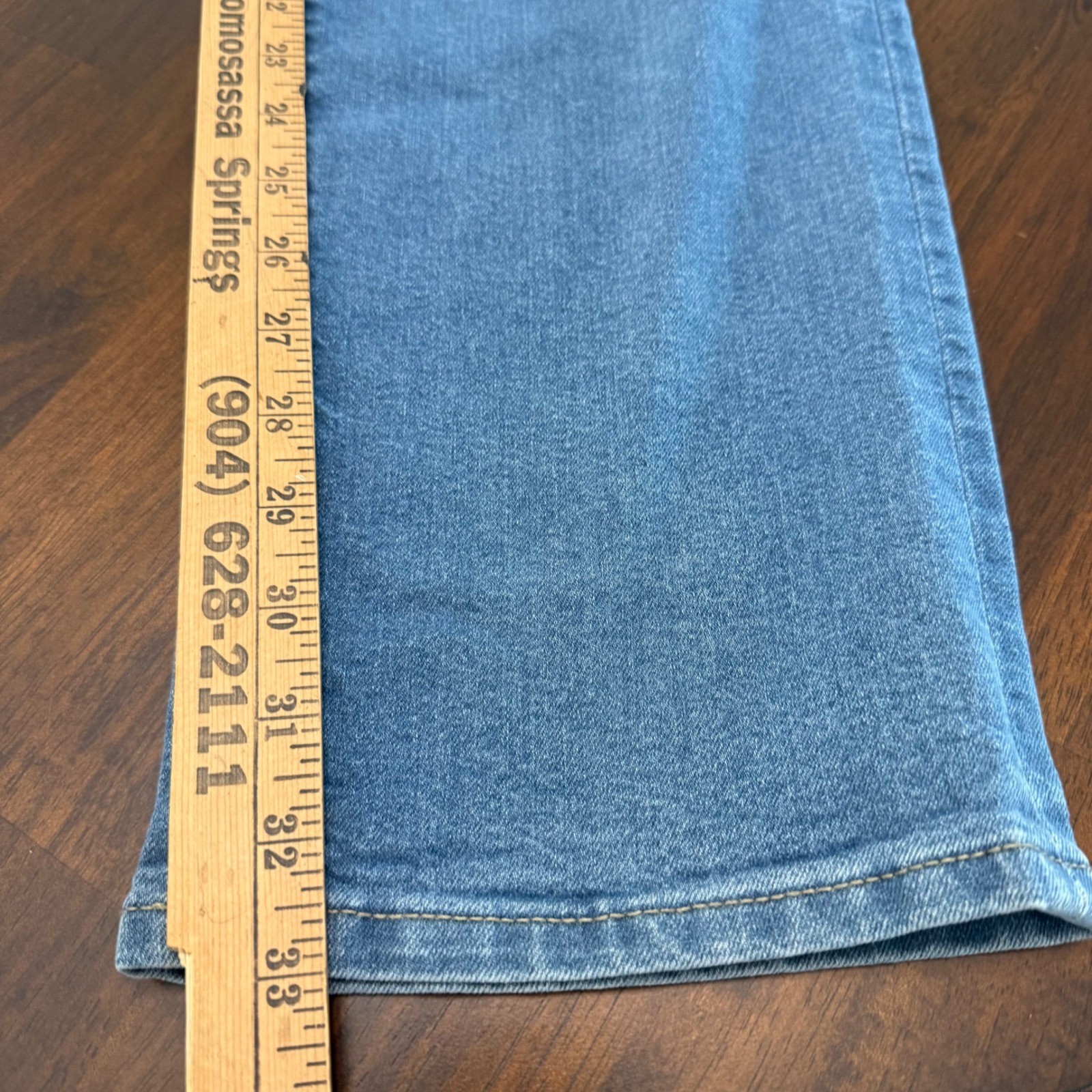 Robert Graham Merton Mens Light Indigo Straight Leg Jeans 36×34 OF5357-452 NEW