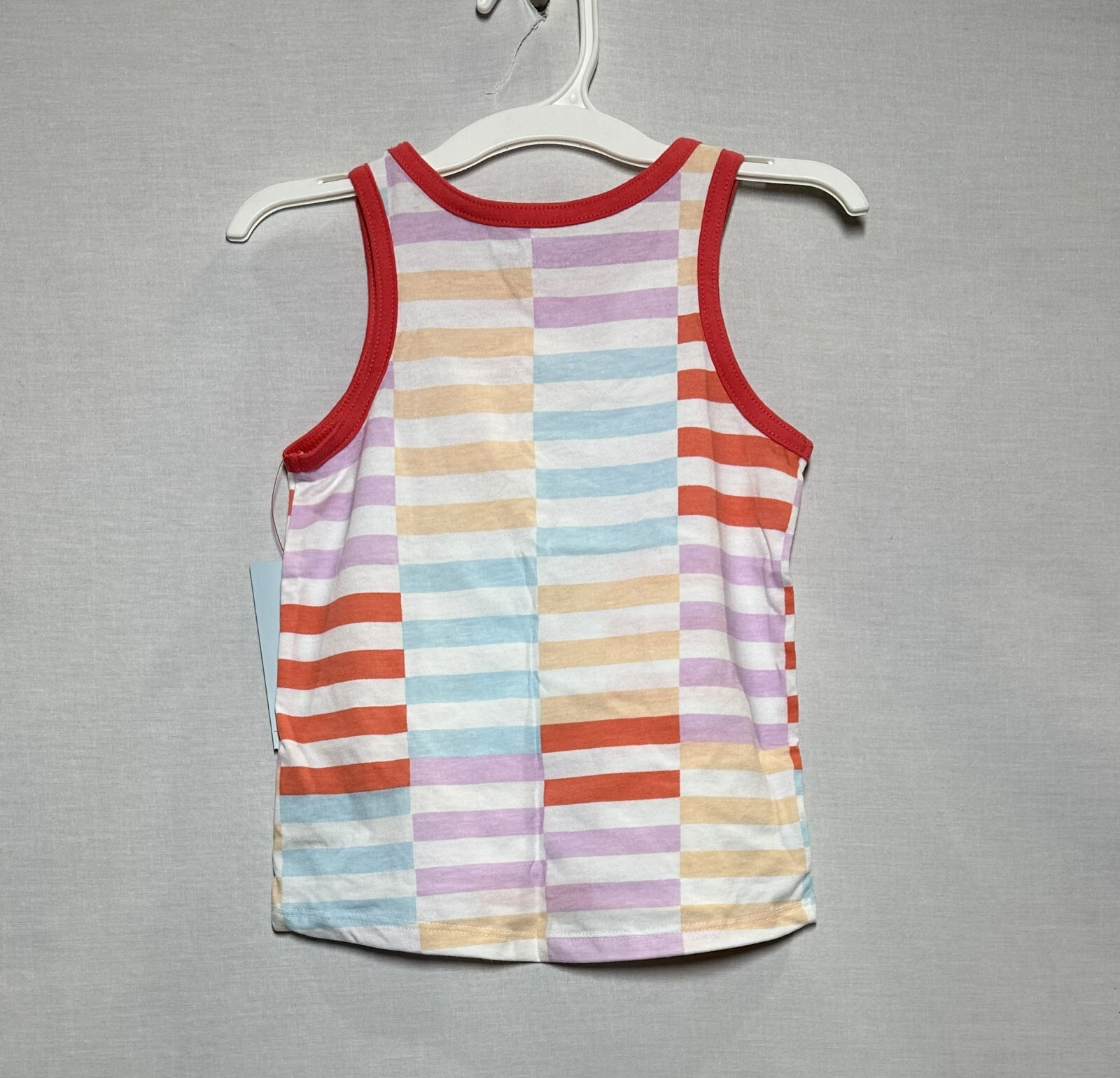 Toddler Girls Multi Stripe Front Pocket Tank Top by Cat & Jack – Multicolor – 4T