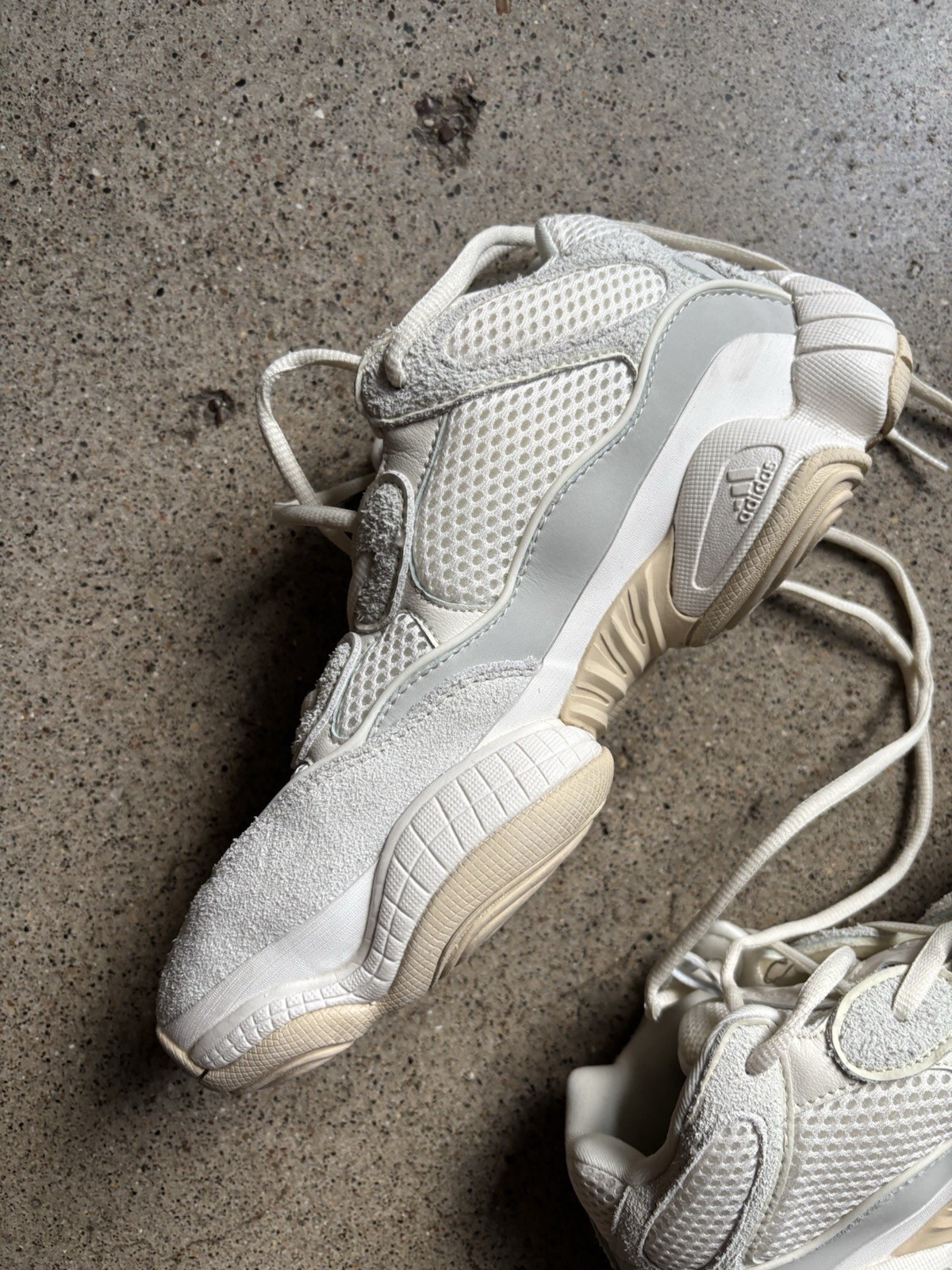 adidas Yeezy 500 Bone White Shoes Mens Size 8