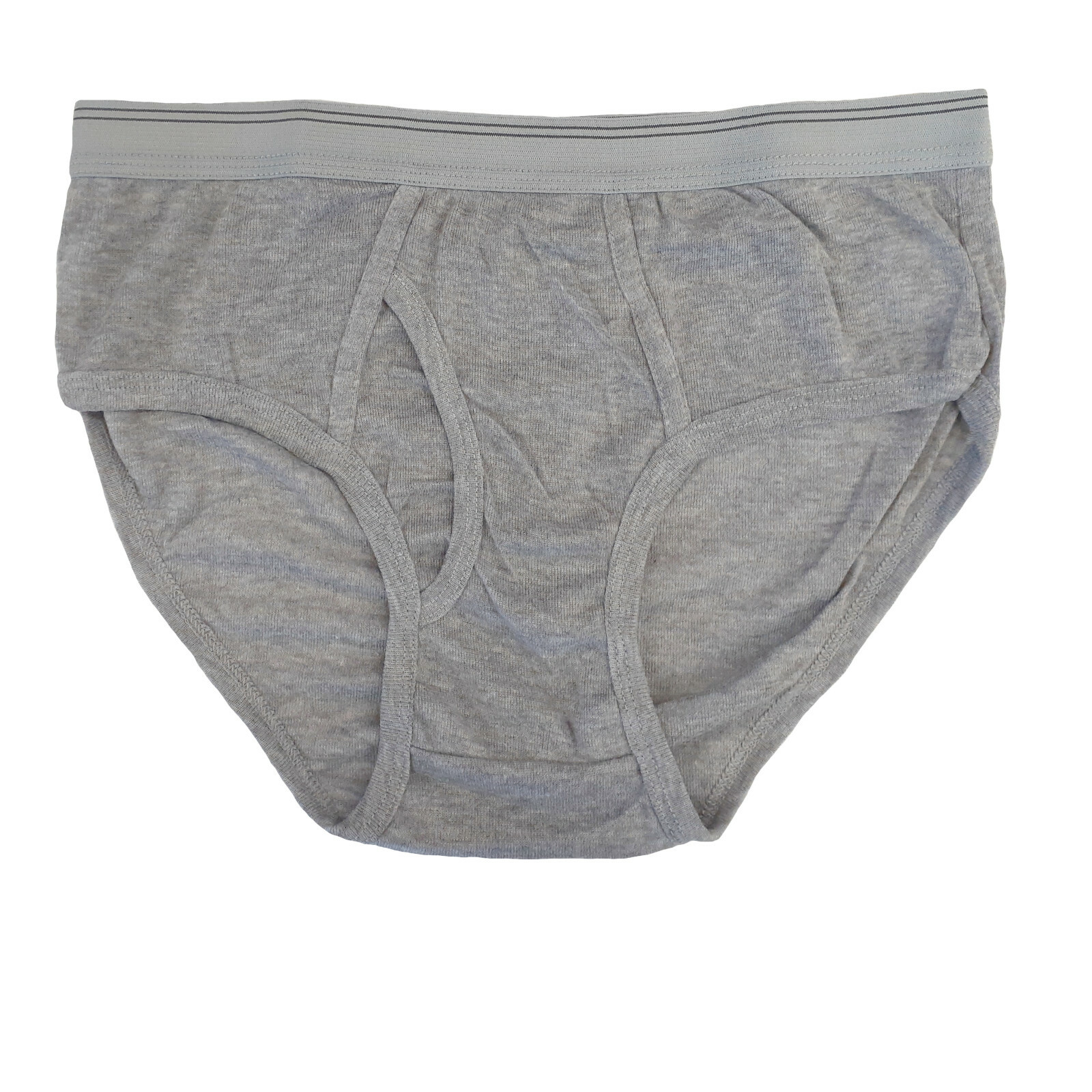 6 Pk Men Solid Colors Briefs Breathable Cotton Underwear Vintage style Full Rise
