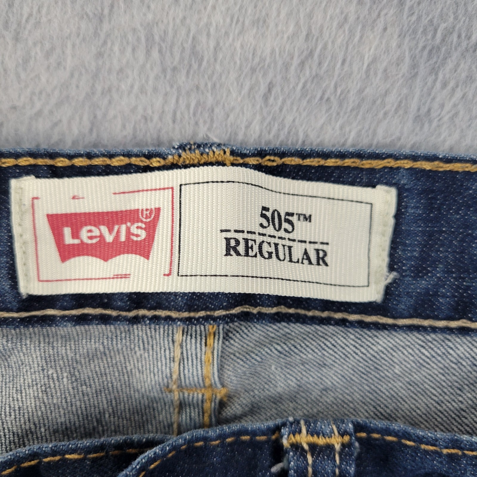 Levi Strauss Levi’s 505 Jeans Blue Denim Boys 18 Reg 29×29