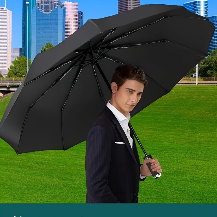 Windproof Umbrella, Folding Model, Both Male and Female Business Use