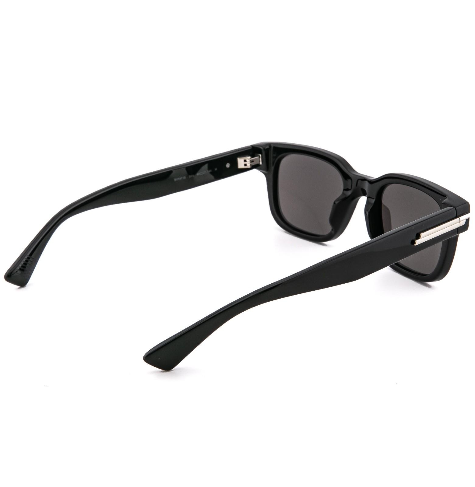 BOTTEGA VENETA 1411 BV1411S Black Classic Squared Unisex Sunglass 001 Authentic